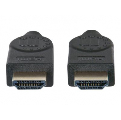 Kabel MANHATTAN 354080 monitorowy HDMI/HDMI V2.1 M/M Ethernet 8K60Hz HDR eARC 2m czarny