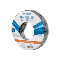 Kabel MANHATTAN 354134 monitorowy DisplayPort - DisplayPort (DP-DP) M/M czarny 10m