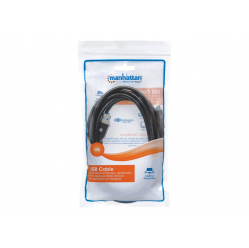 Kabel MANHATTAN 354981 USB-C 3.1 Gen1, USB C/USB A M/M 3m czarny