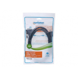 Kabel MANHATTAN 372510 monitorowy HDMI-DVI-D 24+1 M/M 3m czarny