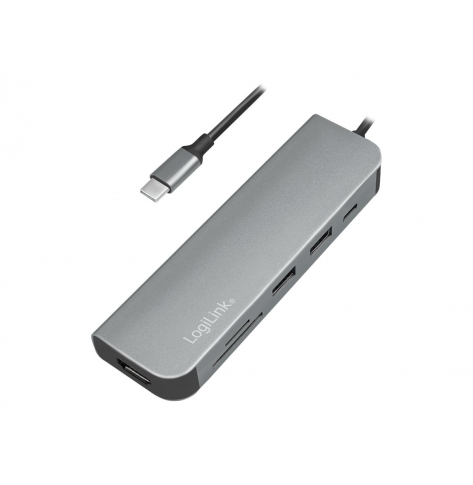 LOGILINK UA0343 - Hub wielofunkcyjny USB-C