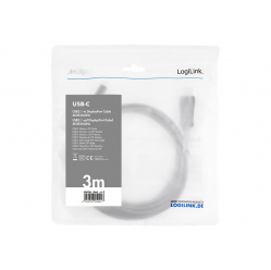Kabel LOGILINK UA0336 - USB-C 3.2 Gen do DisplayPort 1.2 m/m 3m