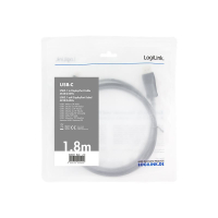 Kabel LOGILINK UA0335 - USB-C 3.2 Gen do DisplayPort 1.2 m/m 1,8m