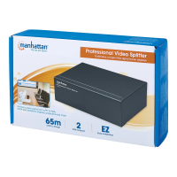 Splitter MANHATTAN 207331 video VGA 1/2 350 MHz Pro czarny
