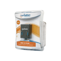 Hub MANHATTAN 162302 SuperSpeed USB 3.0, 4 portowy z zasilaczem