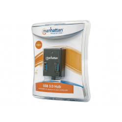 MANHATTAN 162296 Hub SuperSpeed USB 3.0, 4 portowy