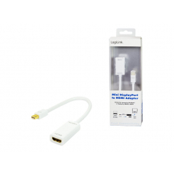 LOGILINK CV0036A Adapter Mini DisplayPort do HDMI z audio