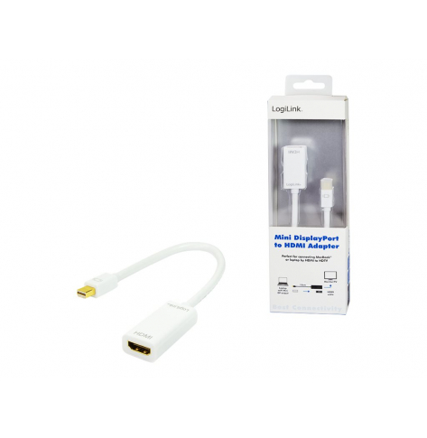 LOGILINK CV0036A Adapter Mini DisplayPort do HDMI z audio