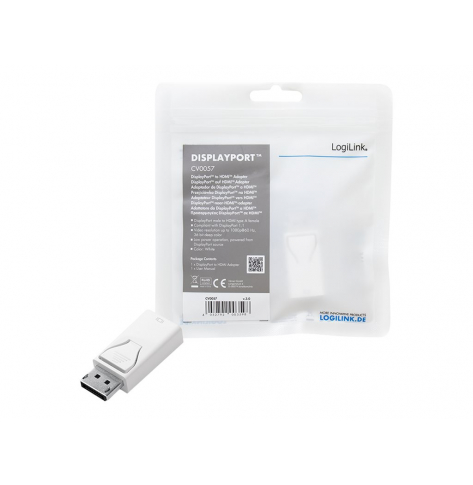 LOGILINK CV0057 Adapter DisplayPort do HDMI