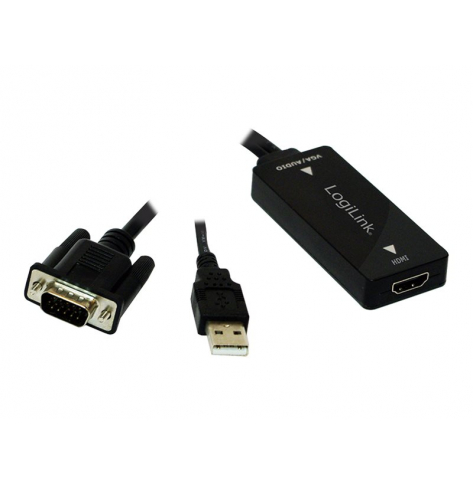LOGILINK CV0060 - Konwerter VGA do HDMI z audio