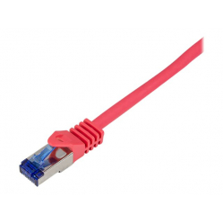 Patchcord LOGILINK C6A014S Ultraflex kat. 6A S/FTP czerwony 0.25m