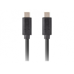Kabel LANBERG USB-C M/M 3.2 Gen2 1m 10Gb/s PD100W