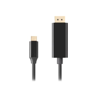Kabel LANBERG USB-C M ->DisplayPort M 0.5m 4K czarny
