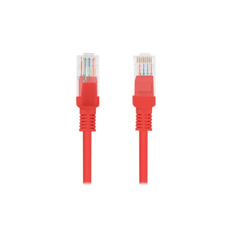 Patchcord LANBERG PCU6-10CC-2000-R Lanberg RJ45 kat. 6 UTP 20m czerwony