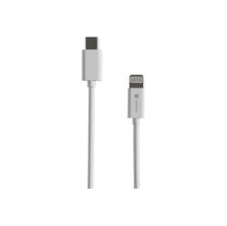 Kabel NATEC Prati Lightning - USB-C M/M 1m bialy MFI