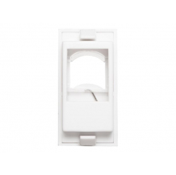 Kabel NETRACK 120-03 NBOX adapter 1M 1xkeystone z polem opisowym i oslona