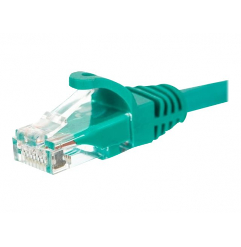 Patchcord NETRACK BZPAT0256G RJ45, oslonka zalewana, kat. 6 UTP, 0.25m zielony