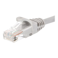 Patchcord NETRACK BZPAT025U5E RJ45, oslonka zalewana, kat 5e UTP, 0.25m szary