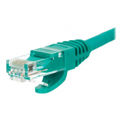Patchcord NETRACK BZPAT025UG RJ45, oslonka zalewana, kat 5e UTP, 0.25m zielony