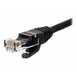 Patchcord NETRACK BZPAT025UK RJ45, oslonka zalewana, kat 5e UTP, 0.25m czarny