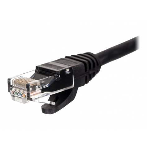 Patchcord NETRACK BZPAT025UK RJ45, oslonka zalewana, kat 5e UTP, 0.25m czarny