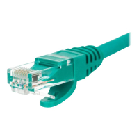 Kabel NETRACK BZPAT05UG krosowy RJ45, oslonka zalewana, kat. 5e UTP, 0.5m zielony
