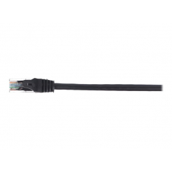 Kabel NETRACK BZPAT05UK krosowy RJ45, oslonka zalewana, kat. 5e UTP, 0.5m czarny