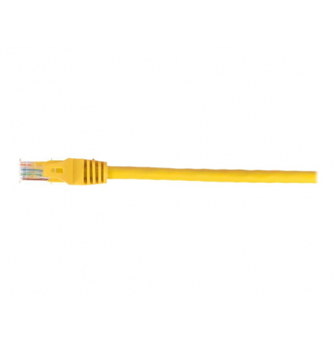 Kabel NETRACK BZPAT05UY krosowy RJ45, oslonka zalewana, kat. 5e UTP, 0.5m z