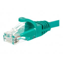 Kabel NETRACK BZPAT0P56G krosowy RJ45, oslonka zalewana, kat. 6 UTP, 0.5m zielony