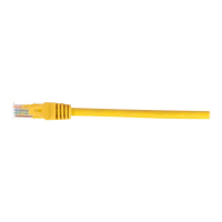 Kabel NETRACK BZPAT0P56Y krosowy RJ45, oslonka zalewana, kat. 6 UTP, 0.5m żółty
