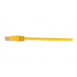 Kabel NETRACK BZPAT0P56Y krosowy RJ45, oslonka zalewana, kat. 6 UTP, 0.5m żółty