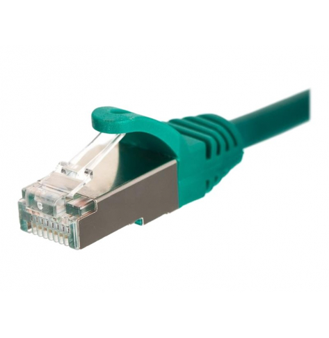 Kabel NETRACK BZPAT10FG krosowy RJ45, oslonka zalewana, kat. 5e FTP, 10m zielony