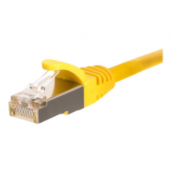 Kabel NETRACK BZPAT10FY krosowy RJ45, oslonka zalewana, kat. 5e FTP, 10m żółty