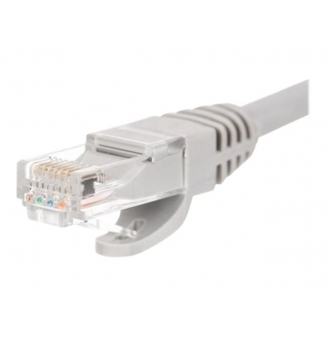 Kabel NETRACK BZPAT10U Kabel krosowy RJ45, oslonka zalewana, kat. 5e UTP, 10m szary