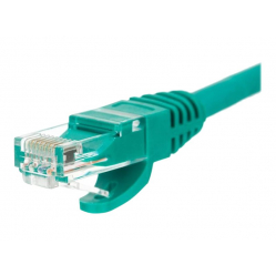 Kabel NETRACK BZPAT10UG Kabel krosowy RJ45, oslonka zalewana, kat. 5e UTP, 10 m zielony