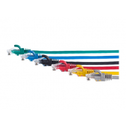 Kabel NETRACK BZPAT10UY Kabel krosowy RJ45, oslonka zalewana, kat. 5e UTP, 10 m żółty
