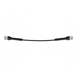 Kabel UBIQUITI UC-PATCH-RJ45-BK krosowy - CAT 6 0.1m czarny