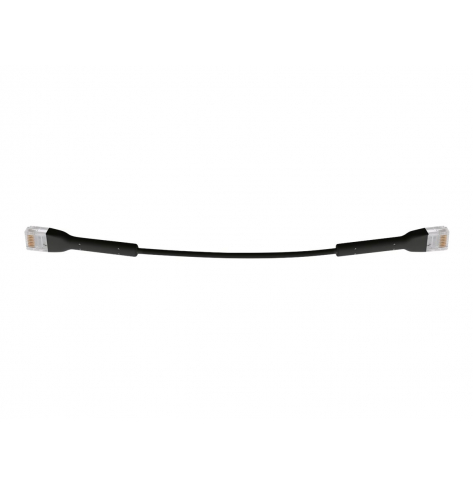 Kabel UBIQUITI UC-PATCH-RJ45-BK krosowy - CAT 6 0.1m czarny