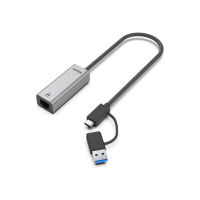 Adapter UNITEK U1313C USB-A/C RJ45 2.5 G Ethernet M/F