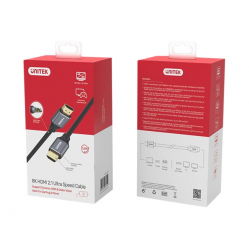 Kabel UNITEK C138w HDMI 2.1 8K 4K120Hz UHD 2m