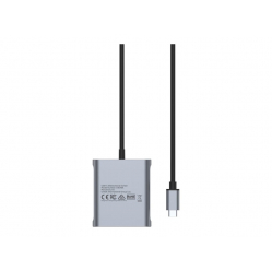 Kabel UNITEK D1078A Adapter Dwukierunkowy USB-C M-F 1m