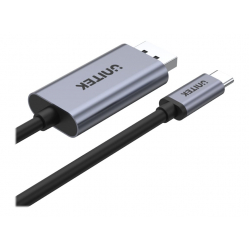Kabel UNITEK V1409A Adapter USB-C - DP 1.2 4K 1.8m
