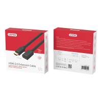 Kabel UNITEK Y-C166K Przedluzacz HDMI v.2.0 M/F 3m