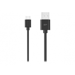 Kabel SILICON POWER microUSB - USB Boost Link LK30 1M 2.4A Czarny