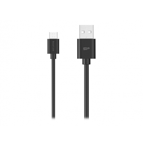 Kabel SILICON POWER microUSB - USB Boost Link LK30 1M 2.4A Czarny