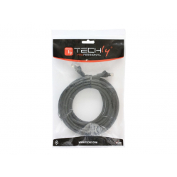 Kabel TECHLYPRO 308022 krosowy RJ45 Cat5e UTP CCA 3m czarny