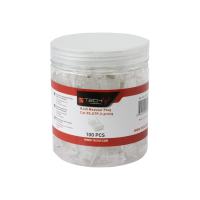 Wtyk modularny TECHLYPRO 028900 RJ45 8P8C Cat5e UTP na drut sloik 100 sztuk