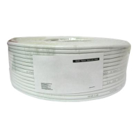 Zwój kabla TECHLYPRO 022564 instalacyjny UTP Cat 6. 100m szary