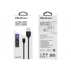 Cable QOLTEC Ultra-fast data USB type C USB 2.0 A 1.2 m