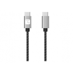 Kabel TECHLY USB 2.0 Typ-C USB-C 1m 3A Szybkie ladowanie w Oplocie